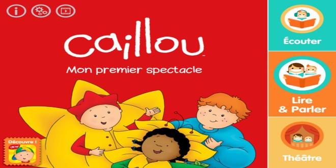 caillou spectacle livre interactif