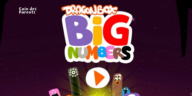 DragonBox Big Numbers application calcul
