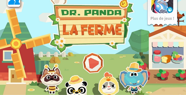 Dr Panda application la ferme