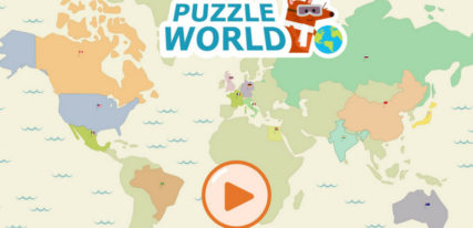 Puzzle world geographie
