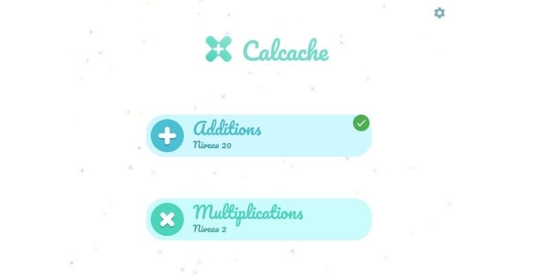 Calcache application additions et multiplications