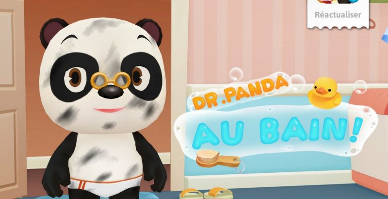 Dr Panda au bain application